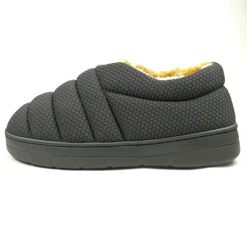 FAYUEKEY Winter Non-slip Caterpillar Cotton Plush Home Slippers Men Indoor Floor Outdoor Thicken Boys Warm Slippers Flat Shoes 13