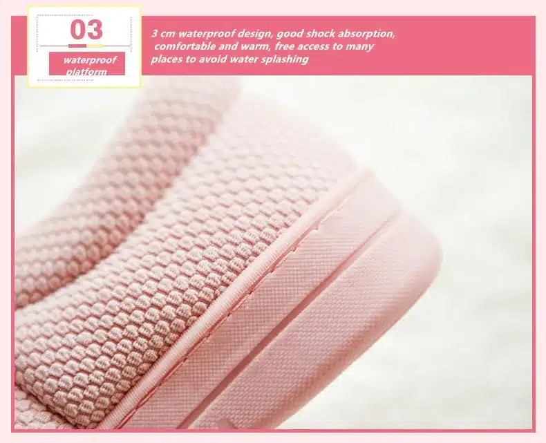 FAYUEKEY Winter Non-slip Caterpillar Cotton Plush Home Slippers Men Indoor Floor Outdoor Thicken Boys Warm Slippers Flat Shoes 20