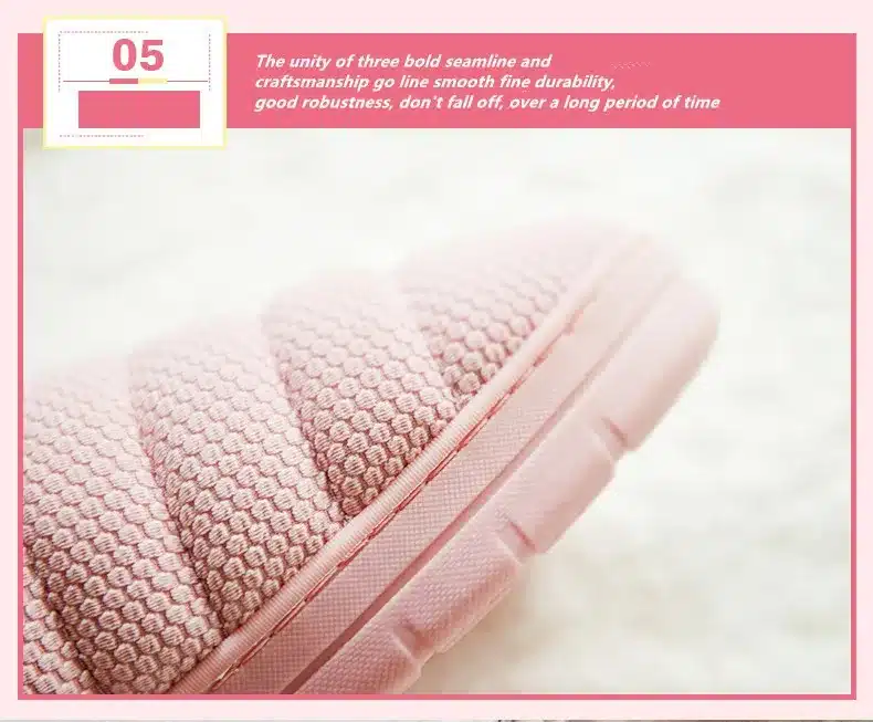 FAYUEKEY Winter Non-slip Caterpillar Cotton Plush Home Slippers Men Indoor Floor Outdoor Thicken Boys Warm Slippers Flat Shoes 22