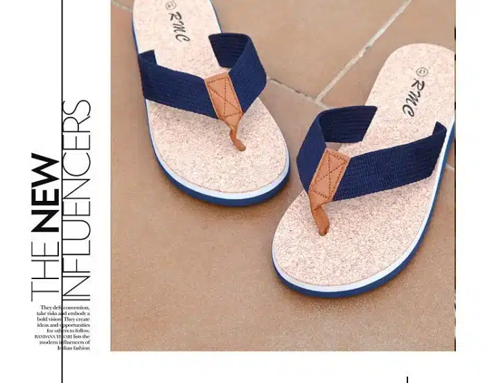 New Summer Brand Men Flip Flops Printing Eva Ribbon Non-Slip Soft Slides Home Slippers Casual Playa Tongs Sandals Beach Shoes 4