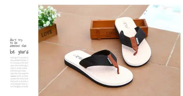 New Summer Brand Men Flip Flops Printing Eva Ribbon Non-Slip Soft Slides Home Slippers Casual Playa Tongs Sandals Beach Shoes 13