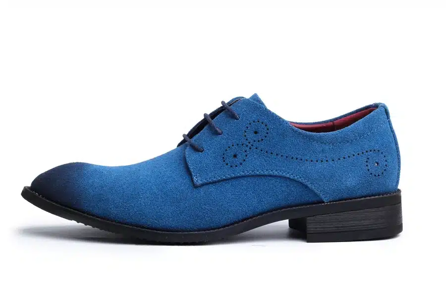 Newest Plus Size 38-48 Casual Men Faux Suede Leather Shoes Pointed Toe Lace Up Men Single Shoes Red Blue Men Wedding Shoes 14