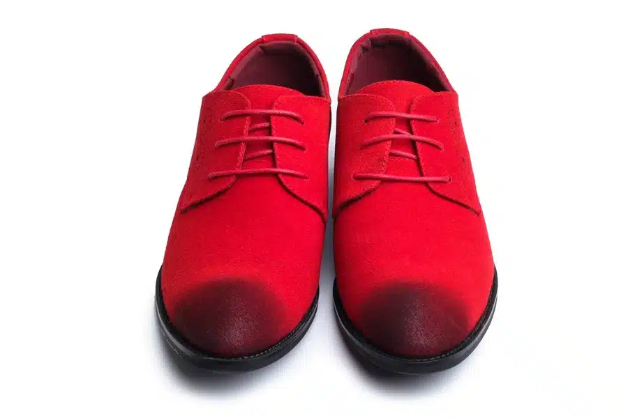 Newest Plus Size 38-48 Casual Men Faux Suede Leather Shoes Pointed Toe Lace Up Men Single Shoes Red Blue Men Wedding Shoes 22