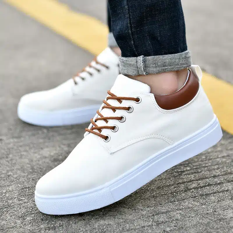 ZYYZYM Men Canvas shoes Lace-Up Style Breathable Top Fashion Trend Student Youth Shoes Large size EUR 45-46 14