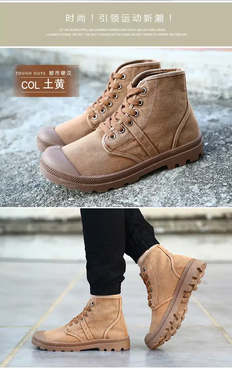 2018 Classic Canvas Shoes For Men Vulcanized Shoes Casual High Top Flats Male Brand Canvas Shoes Hot-Selling Men Trainers 12