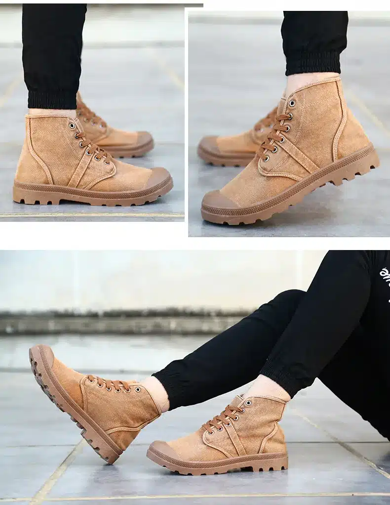 2018 Classic Canvas Shoes For Men Vulcanized Shoes Casual High Top Flats Male Brand Canvas Shoes Hot-Selling Men Trainers 13