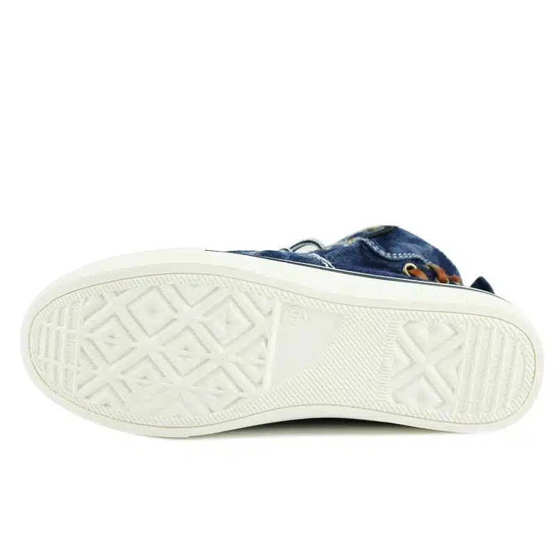Men Canvas Shoes Fashion High top Men's Breathable Canvas Lace up Vulcanize Shoes 16