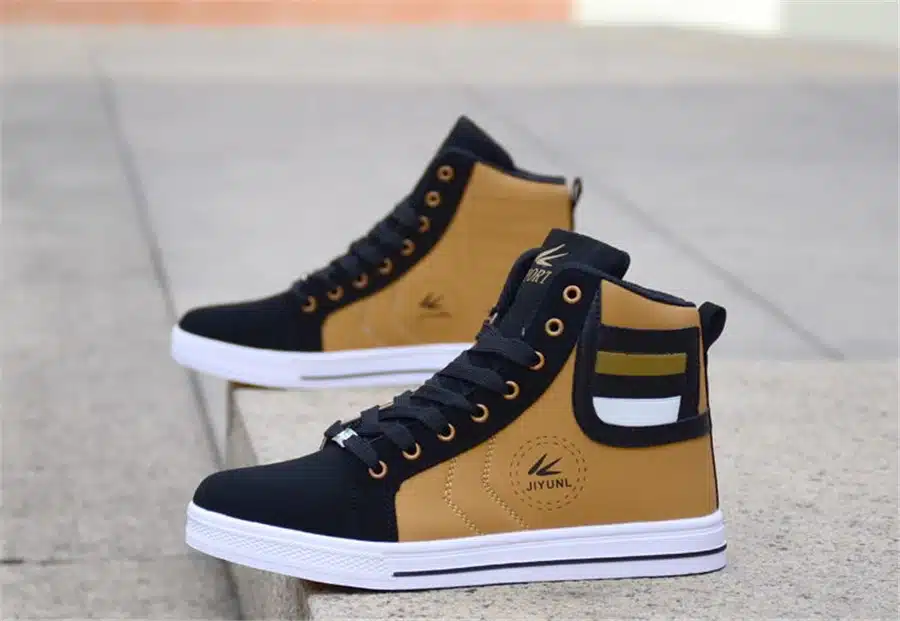 Hot! New Product High Help Men reversed hair Joining together Shoes Non-Slip Breathable Cowboy Canvas rubber Casual Shoes 10
