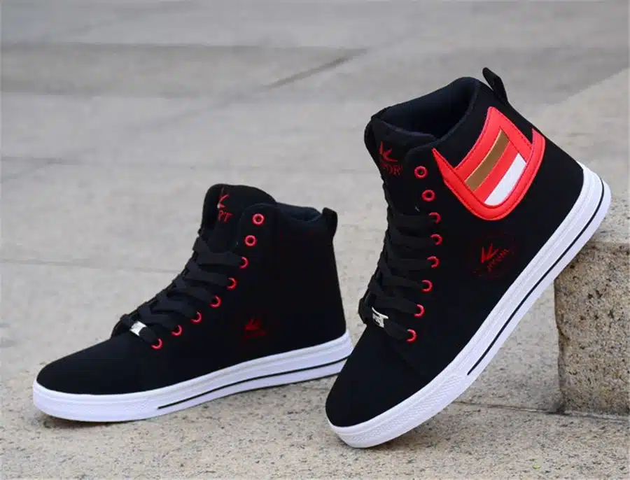Hot! New Product High Help Men reversed hair Joining together Shoes Non-Slip Breathable Cowboy Canvas rubber Casual Shoes 12