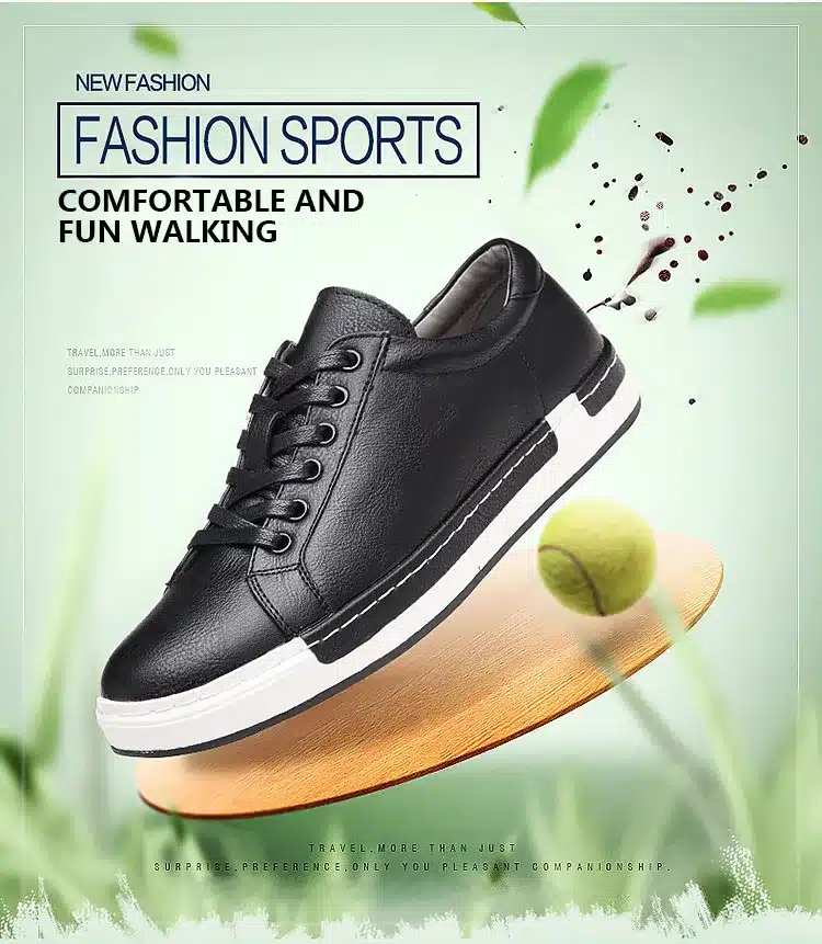 Shoes men 2018 new arrival fashion Anti-skid cozy pu Breathable casual men shoes 15