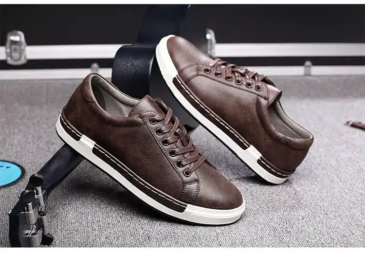 Shoes men 2018 new arrival fashion Anti-skid cozy pu Breathable casual men shoes 22