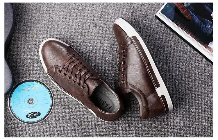 Shoes men 2018 new arrival fashion Anti-skid cozy pu Breathable casual men shoes 24