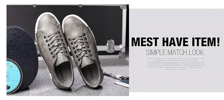 Shoes men 2018 new arrival fashion Anti-skid cozy pu Breathable casual men shoes 26