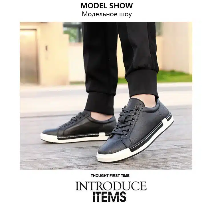 Shoes men 2018 new arrival fashion Anti-skid cozy pu Breathable casual men shoes 32
