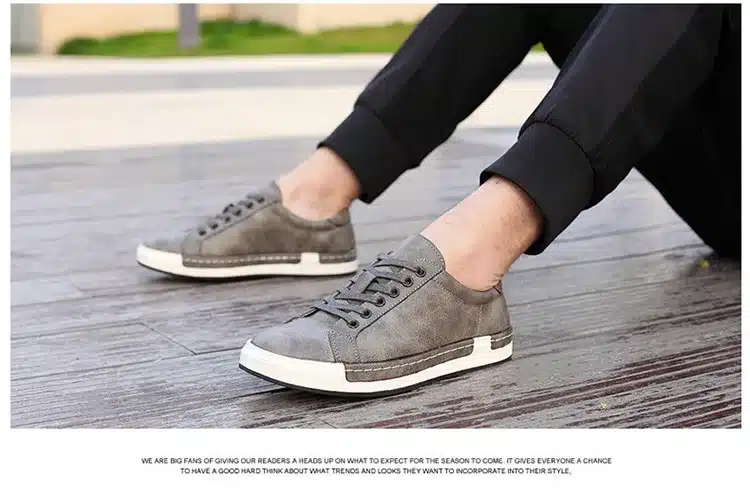 Shoes men 2018 new arrival fashion Anti-skid cozy pu Breathable casual men shoes 40