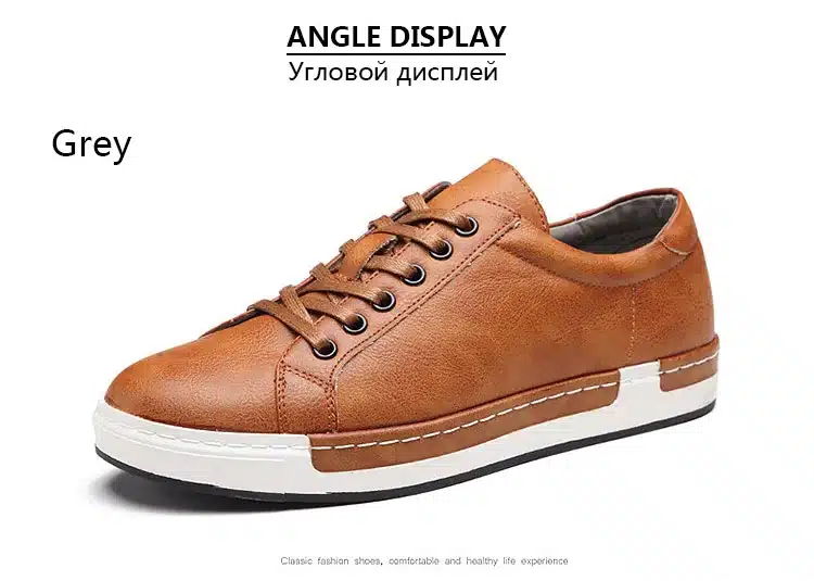 Shoes men 2018 new arrival fashion Anti-skid cozy pu Breathable casual men shoes 41