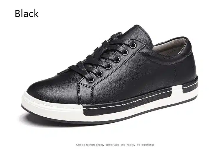 Shoes men 2018 new arrival fashion Anti-skid cozy pu Breathable casual men shoes 43