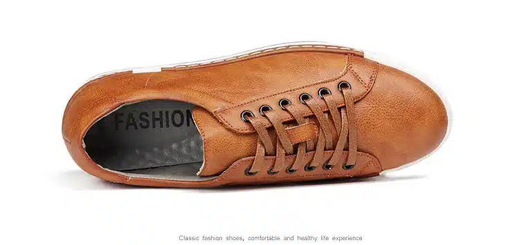 Shoes men 2018 new arrival fashion Anti-skid cozy pu Breathable casual men shoes 46