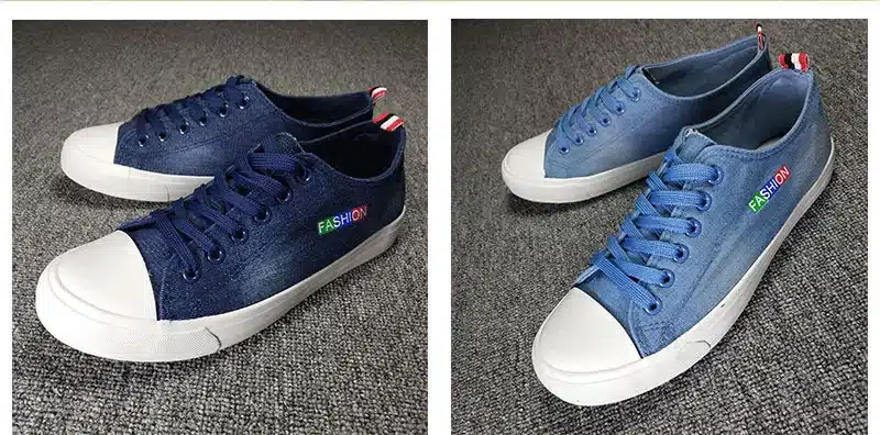 Fooraabo Fashion Mens Casual Shoes Spring Denim Canvas Shoes Breathable Men Shoes Casual Zapatos Hombre Male Summer Shoes 4