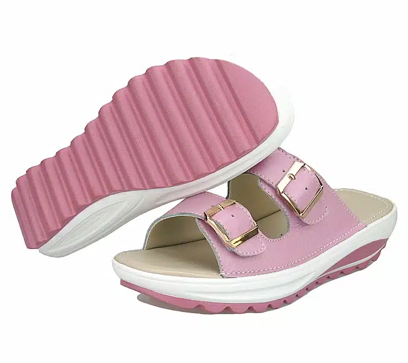 2017 Casual Women's Sandals Genuine Leather Summer Flats Shoes Women Platform Wedges Female Slides Beach Flip Flops Size 35-42 14