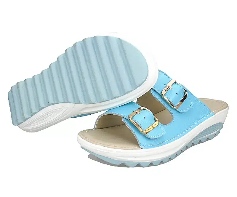 2017 Casual Women's Sandals Genuine Leather Summer Flats Shoes Women Platform Wedges Female Slides Beach Flip Flops Size 35-42 18