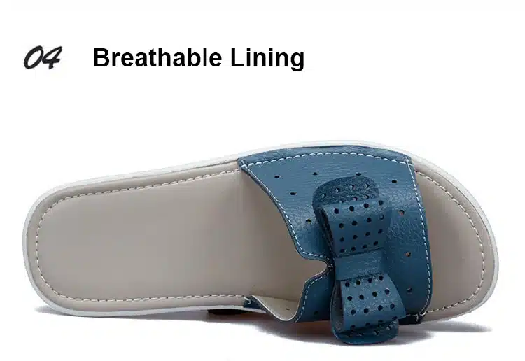 2017 New Women's Sandals Cow Leather Women Flats Shoes Platform Wedges Female Slides Beach Flip Flops Summer Shoe Lady 35-42 20