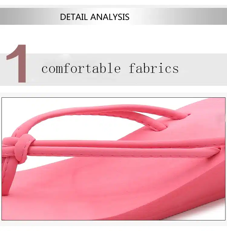 Pu Rubber Slip-on Casual Plain Fashion Sandals Shoes Beach Flat Wedge Flip Flops Lady Slippers Women 2018 summer style 8