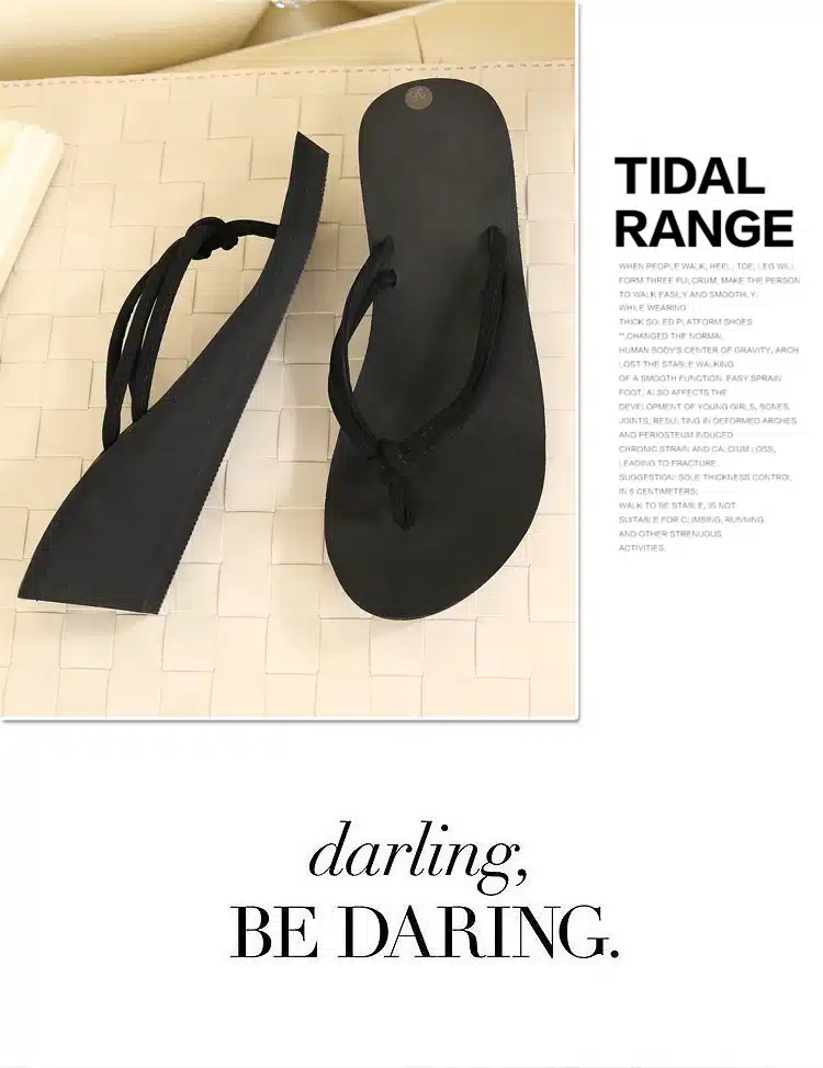 Pu Rubber Slip-on Casual Plain Fashion Sandals Shoes Beach Flat Wedge Flip Flops Lady Slippers Women 2018 summer style 17