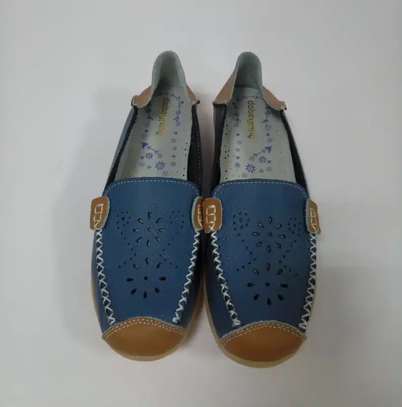2017 New Women Casual Shoes Soft Real Leather Femal Flats Breathable Woman Loafers Leisure Boat Shoe Mocassins Driving Footwear 10