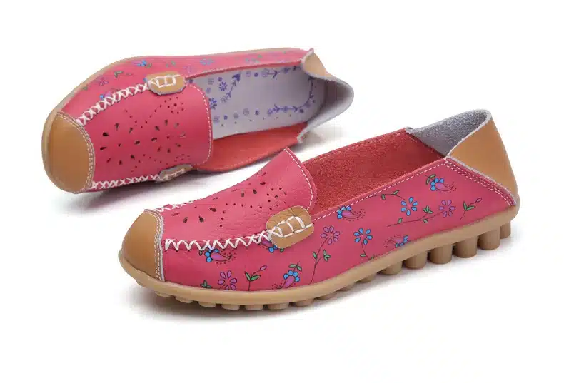 2017 New Women Casual Shoes Soft Real Leather Femal Flats Breathable Woman Loafers Leisure Boat Shoe Mocassins Driving Footwear 31