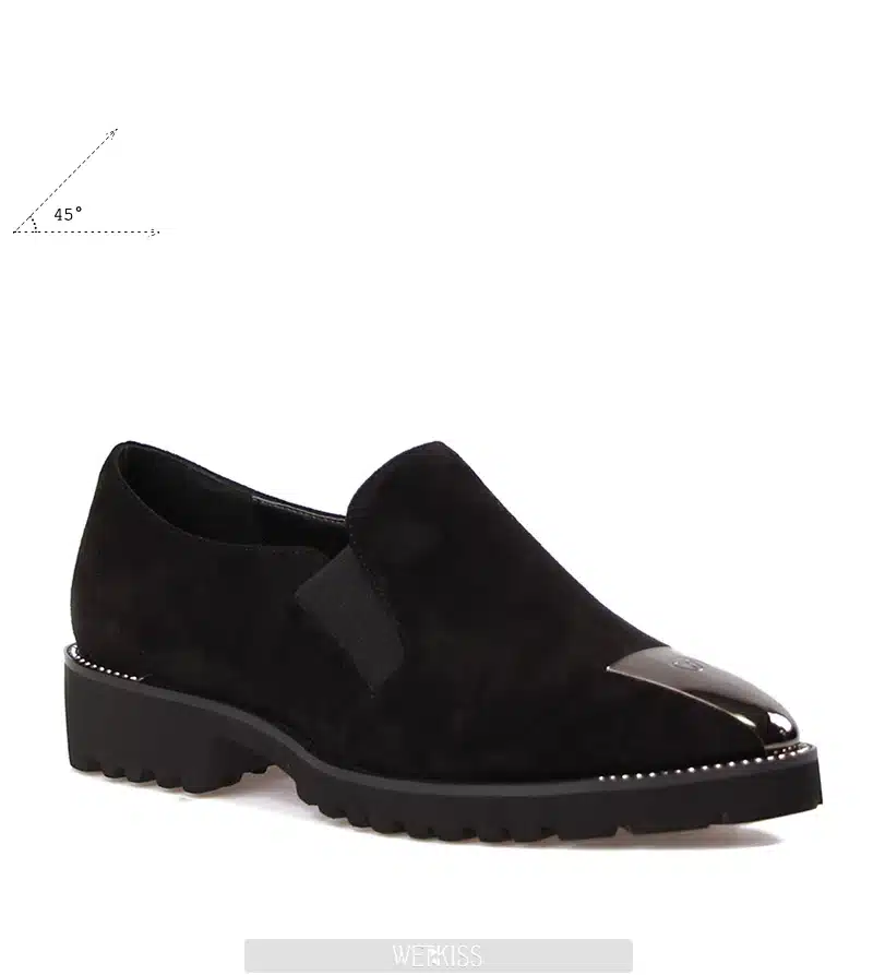 WETKISS Cool Rivet Metal Decoration Pumps New Arrival Superstar Shoes Woman 2017 Slip On Ladies Footwear Square Heel Platfrom 6