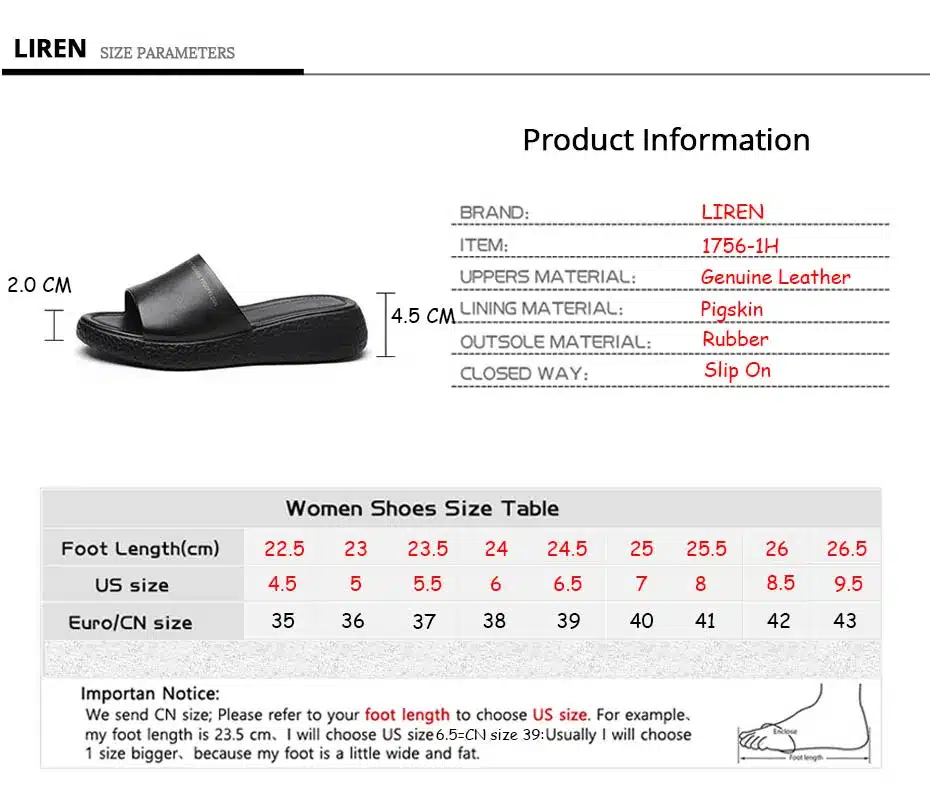 LIREN Size 40 Women Shoes Summer Comfortable Breathable Soft Bottom Slippers Handmade Casual Womens Shoes Genuine Leather Flats 2