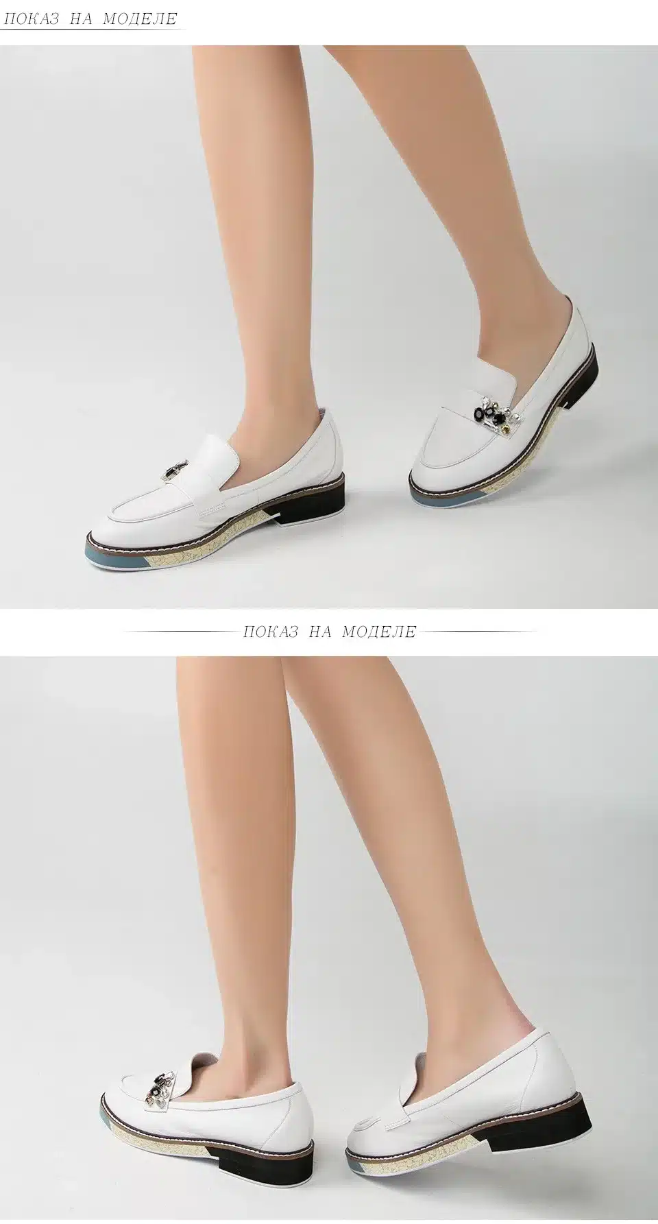 Leather shoes woman 2017 Spring Autumn Blue Black Brown Round Toe Casual shoes for women Basic model Free shipping BASSIRIANA 10
