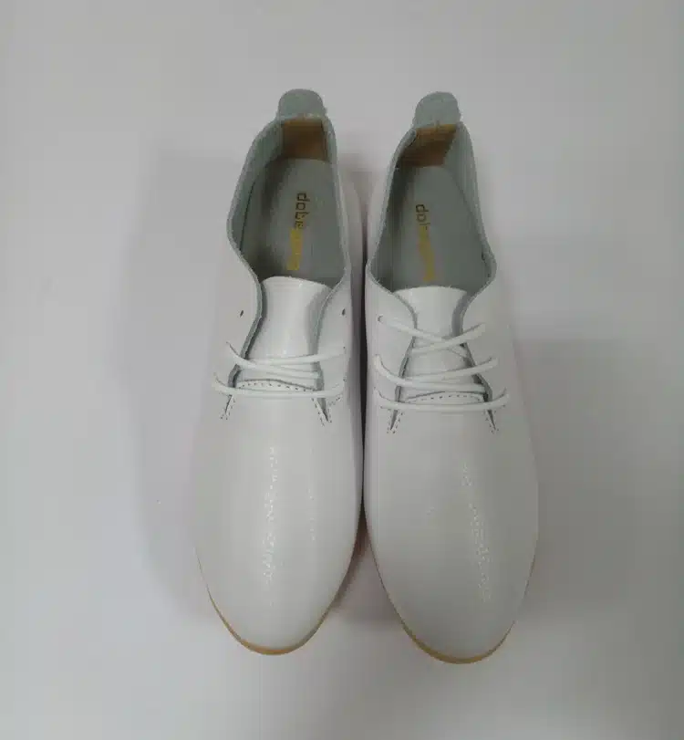 Casual Ballet Shoes Women Soft Genuine Leather Women's Loafers Slip On Woman Flats Shoe Flexible Peas Footwear Large Size 35-41 2