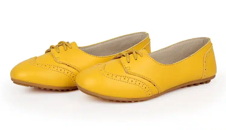 Shoes Women 2017 Top Quality Women's Loafers Lace-Up Female Flats Shoe Ladies Casual Driving Shoes Low Heel Nurse Boat Footwear 18