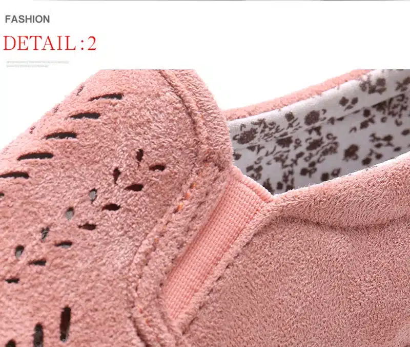 MCCKLE 2018 Women's Vulcanize Cut-outs Flat Brand Slip-on Platform Elastic Band Ladies Style Loafers Flock Woman Female Shoes 25