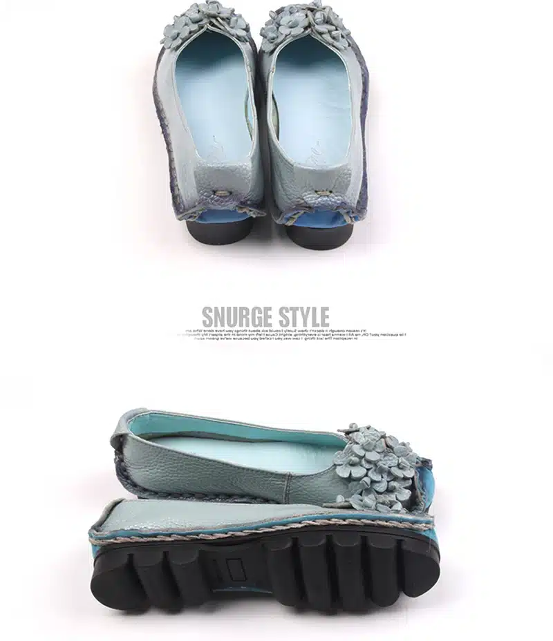 Xiuteng 2017 Summer Soft Moccasins casual shoes women Flowers High Quality Brand Genuine Leather Shoes lady Flats Driving Shoes 20