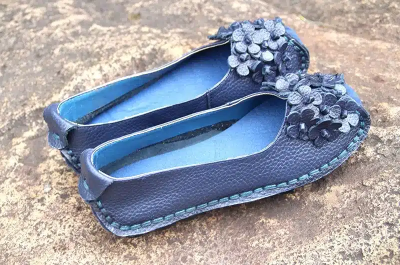 Xiuteng 2017 Summer Soft Moccasins casual shoes women Flowers High Quality Brand Genuine Leather Shoes lady Flats Driving Shoes 36