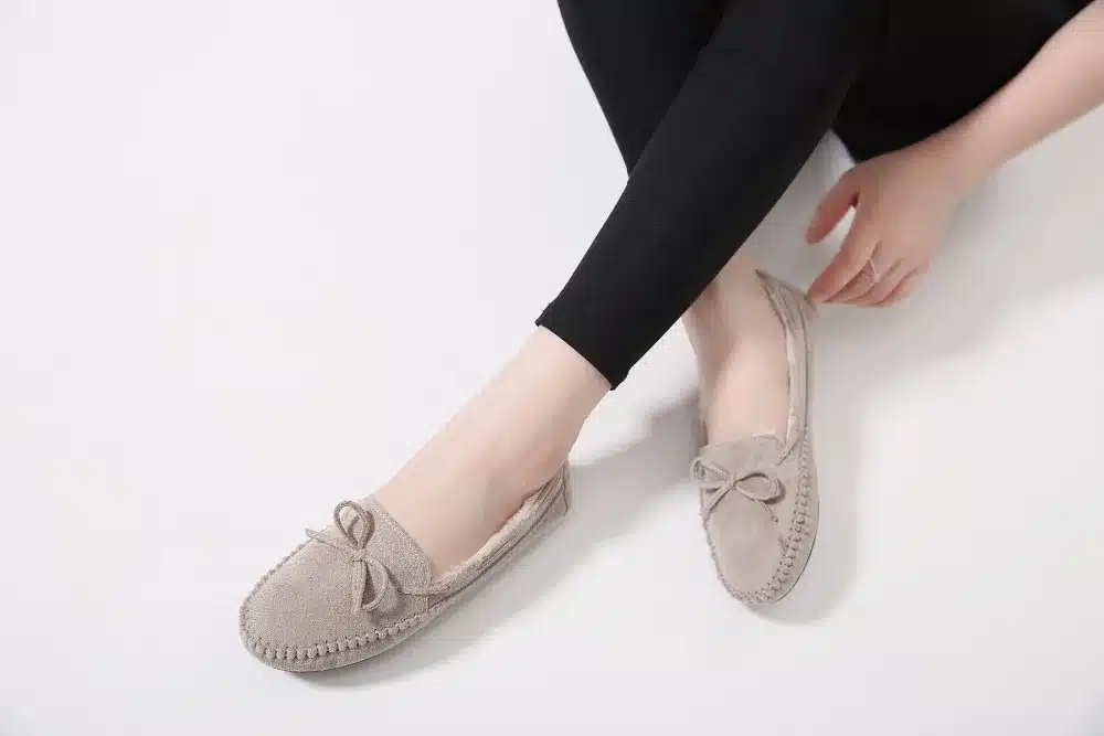 DongCiTaCi Autumn Winter Warm Women Casual Flat Heels Shoes Woman Fashion Bow-tie Loafers Lazy Student Boats Slip On Shoes 11