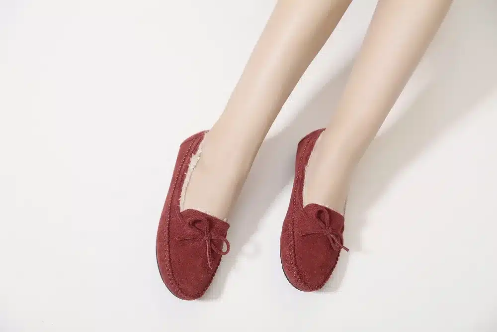 DongCiTaCi Autumn Winter Warm Women Casual Flat Heels Shoes Woman Fashion Bow-tie Loafers Lazy Student Boats Slip On Shoes 17