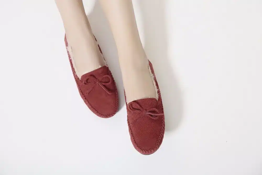 DongCiTaCi Autumn Winter Warm Women Casual Flat Heels Shoes Woman Fashion Bow-tie Loafers Lazy Student Boats Slip On Shoes 18