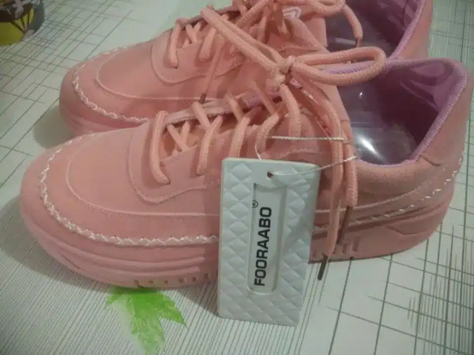 Fooraabo 2017 Spring Women Flat Platform Shoes Solid Comfortable Women Casual Shoes New Fashion Lace Up Ladies Shoes Espadrilles 8