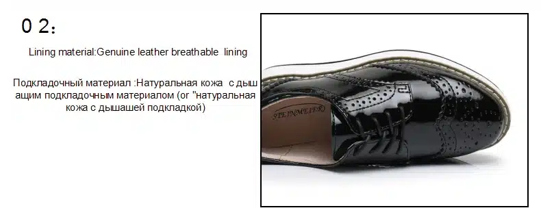 New women wings vintage Oxford Lace Up red beige white black Metallic Striped platform Vintage oxford flat women's shoes US 8 5