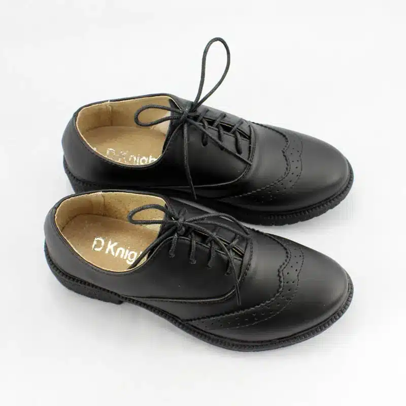 Hot Sale Women Genuine Leather Oxford Shoes Fashion Round Toe Lace Up Flat Ladies Oxfords England Style Brogue Oxfords For Women 22