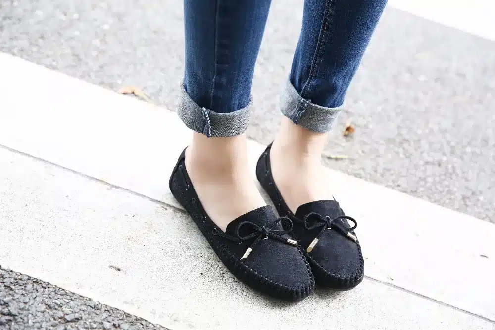 SIKETU Spring Autumn Women Casual Flat Heels Shoes Woman Fashion Bow-tie Loafers Lazy Student Boats Shoes Plus Size 35-44 11
