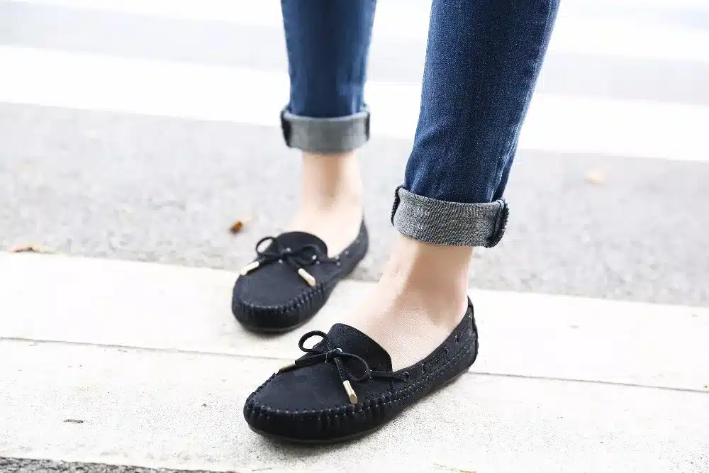 SIKETU Spring Autumn Women Casual Flat Heels Shoes Woman Fashion Bow-tie Loafers Lazy Student Boats Shoes Plus Size 35-44 12