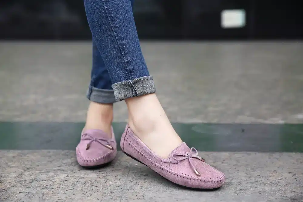 SIKETU Spring Autumn Women Casual Flat Heels Shoes Woman Fashion Bow-tie Loafers Lazy Student Boats Shoes Plus Size 35-44 17