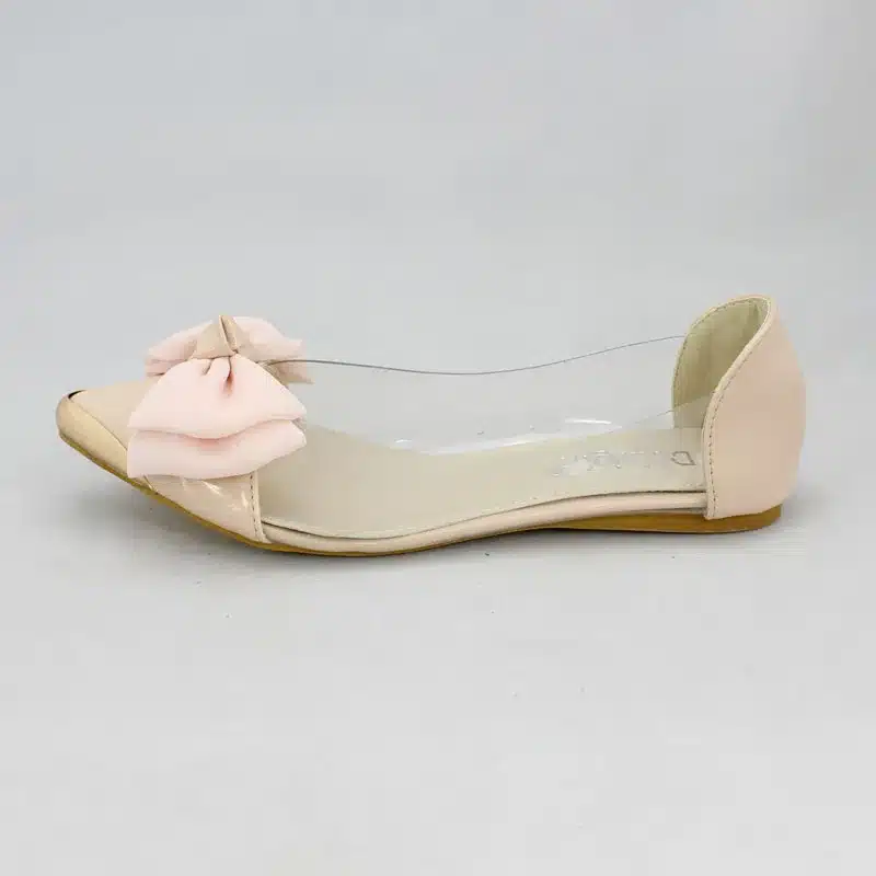 Big Bow Pointed Toe Slip-on Women Ballet Flats Fashion Metal Toe Women Flat Shoes Ballerinas Ladies Casual Flats Size 35-40 Pink 12