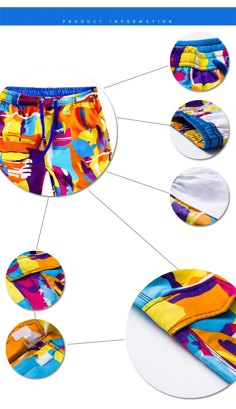 IEMUH Big Size Mens Shorts Surf Board Shorts Summer Sport Beach Homme Bermuda Short Pants Quick Dry Silver Boardshorts Plus Size 8