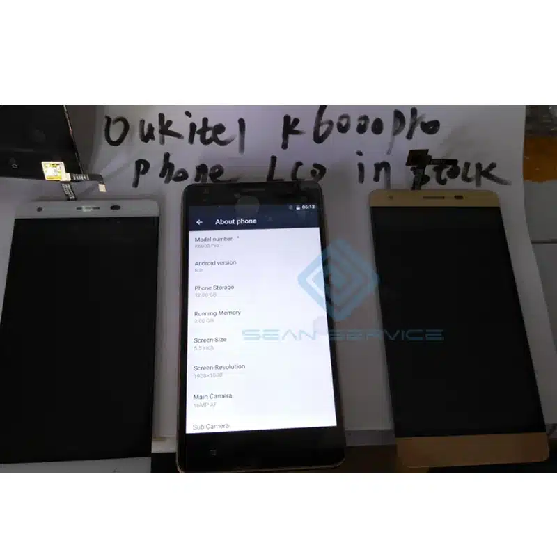 For Oukitel K6000 Pro 100% Original LCD Display and TP Touch Screen Digitizer Assembly +Tools 5.5" 1920x1080P Oukitel K6000 Pro 18